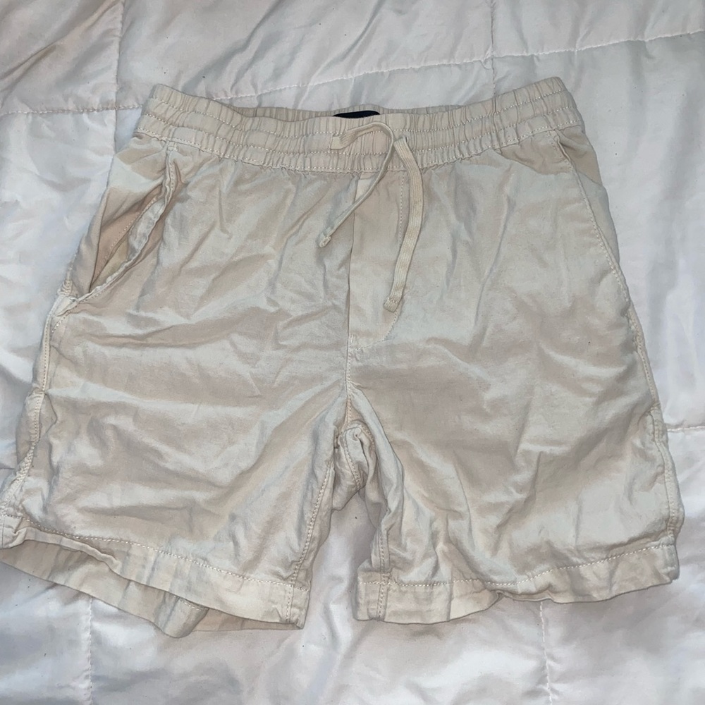 Cream Shorts